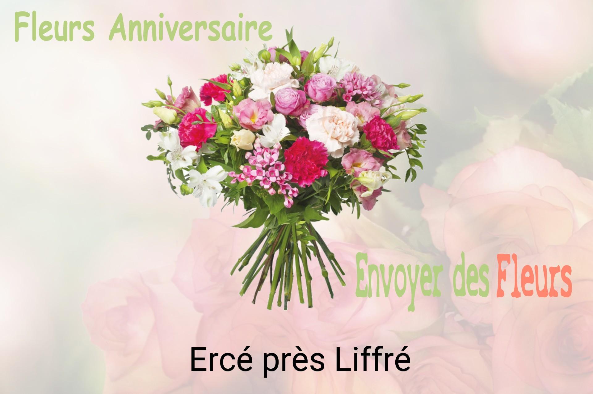 Bouquet de fleurs d’anniversaire livré à Ercé-près-Liffré